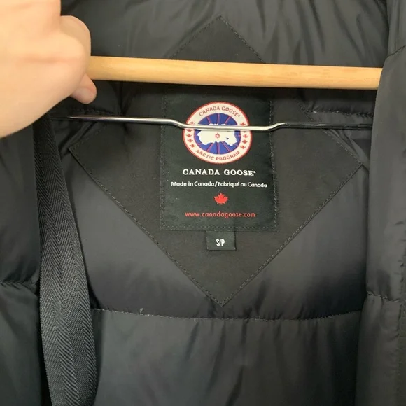 Canada Goose Black Parka with Fur Trim - Picture 6 of 11